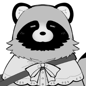 タヌキの立ち絵